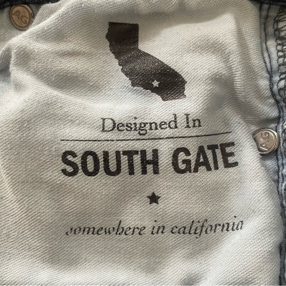 AG Jeans Adriano Goldschmied Legging Ankle Coal Grey Skinny Jeans Women’s 27 R - Picture 6 of 8